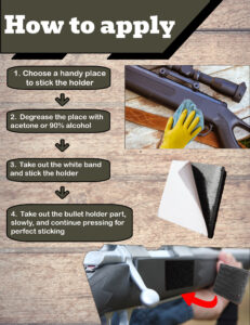 3. rifle stock ammo holder