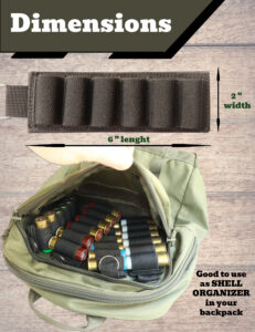 4. 12 gauge shotgun shell holder