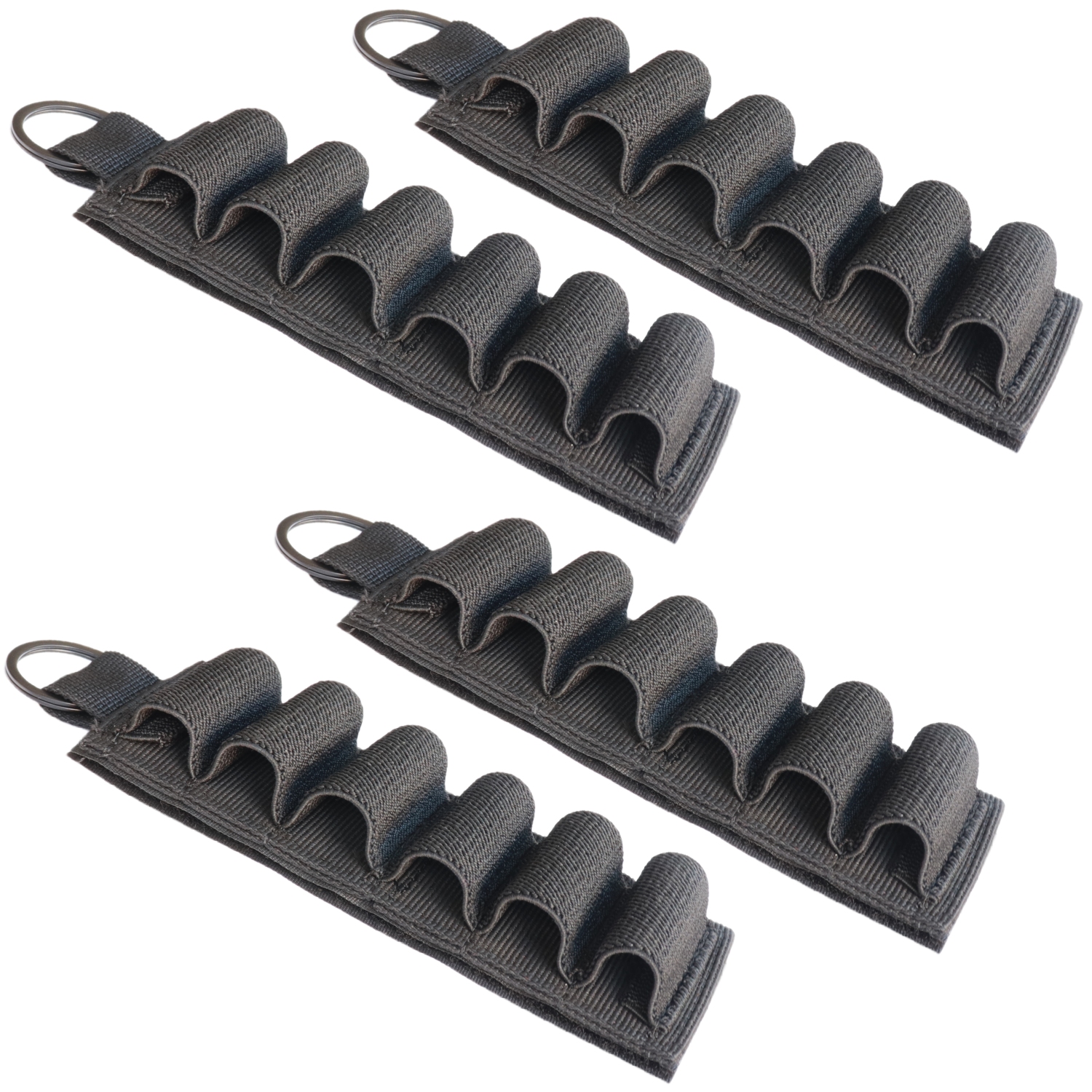 Underalert Velcro Shotgun Shell Holder 12 Gauge Shell Holder Shotgun Card Shotgun Cartridge Holder Side Saddle Tactical Molle Pouch Shot Gun Shells Ammunition Holder Buttstock Ammo Carrier for 12 ga